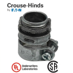 CROUSE HINDS - Connector Flex Squeeze Zinc Die Cast 1/2"