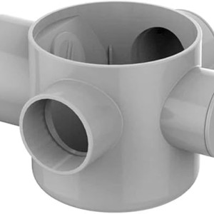 PVC GALLY TRAP 4"X2"X2" SCH40
